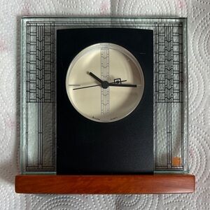 Bulova Frank Lloyd Wright Glasner House Clock working!